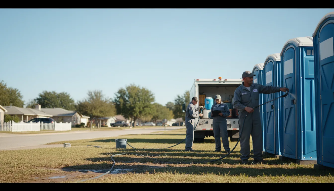 Long-Term Portable Toilet Rental in Hall Summit, LA near me